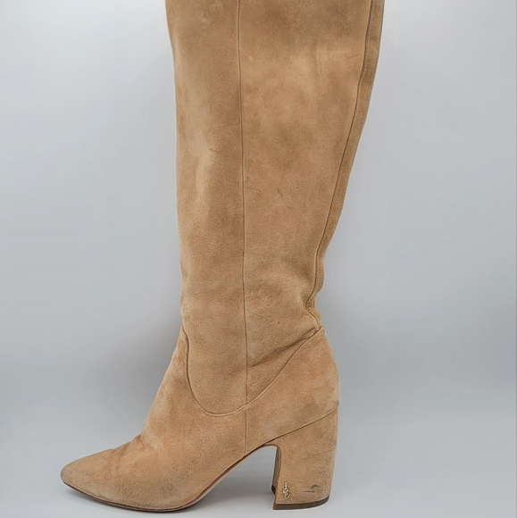Sam Edelman Shoes - Sam Edleman- Suede Camel Hai Knee-high Boots